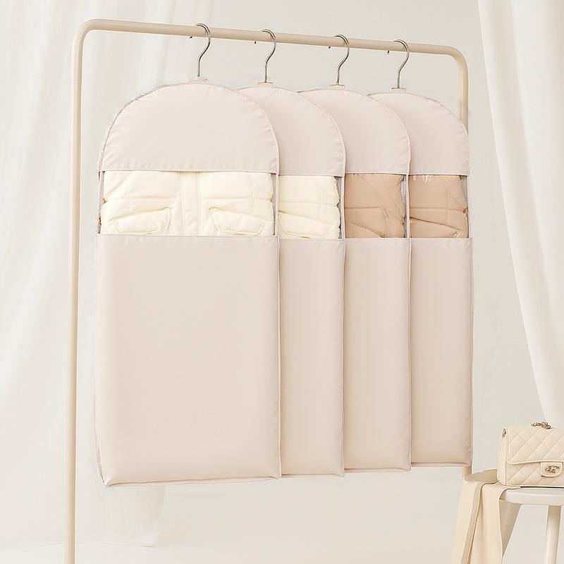 Transparente Kompressions-Daunenjacke Hängebeutel - Kleiderschrank Kleidungsstück Staubschutzhülle.
