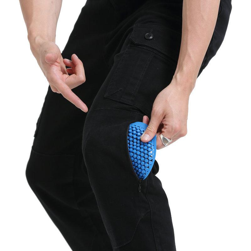 Direktverkauf ab Werk, Motorradjeans für Herren, zugebundene Füße und Anti-Drop-Hosen, Mehrzwecktaschen für die Motorradfahrt, Latzhose CE-Schutzkleidung