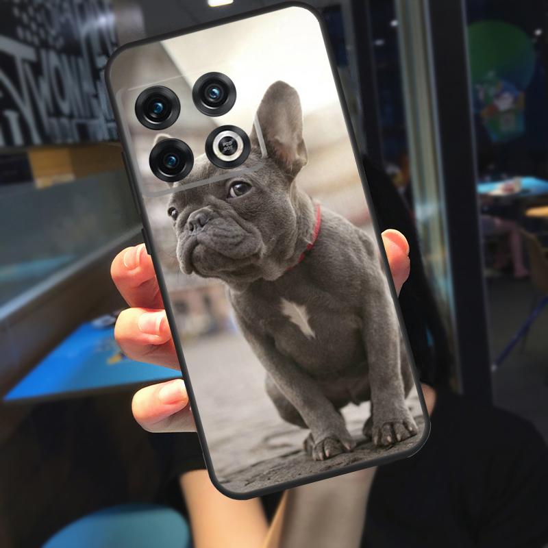 French Bulldog Funda For OnePlus 10T 8T 9RT 12 13 13R 11 9 10 Pro OnePlus Nord 4 CE 2 3 Lite N20 N30 Case