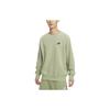 Nike Sweatshirts Men's Oil Green Crew Neck Moderate Regular FB4980-386