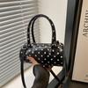 Niche Polka Dot Bag Women's Bag New Retro Underarm Messenger Bag Exquisite Portable Women's Bag Cylinder Bag