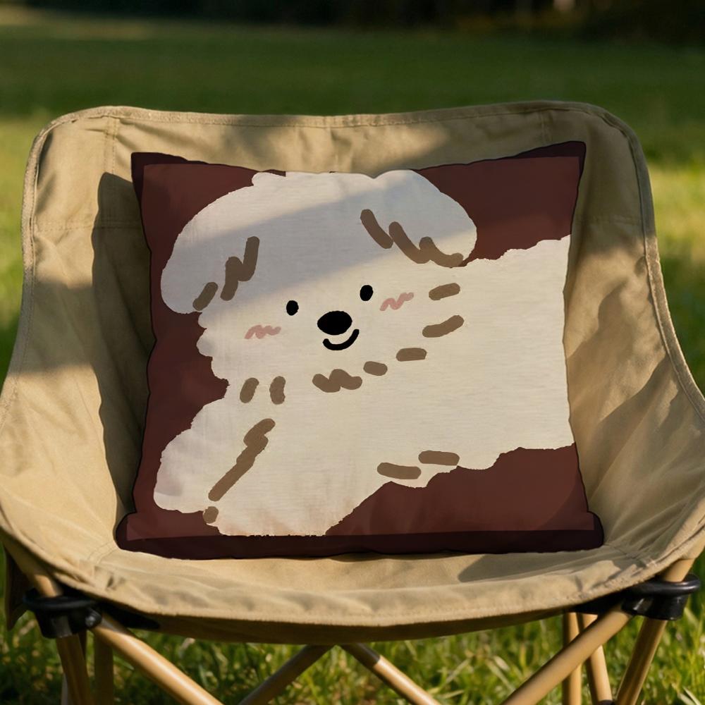 Sweet Chocolate Cube Block Cushion Cover Soft Reversible Durable Pillow Cover MultiScene Use for Home Car Daily Comfort