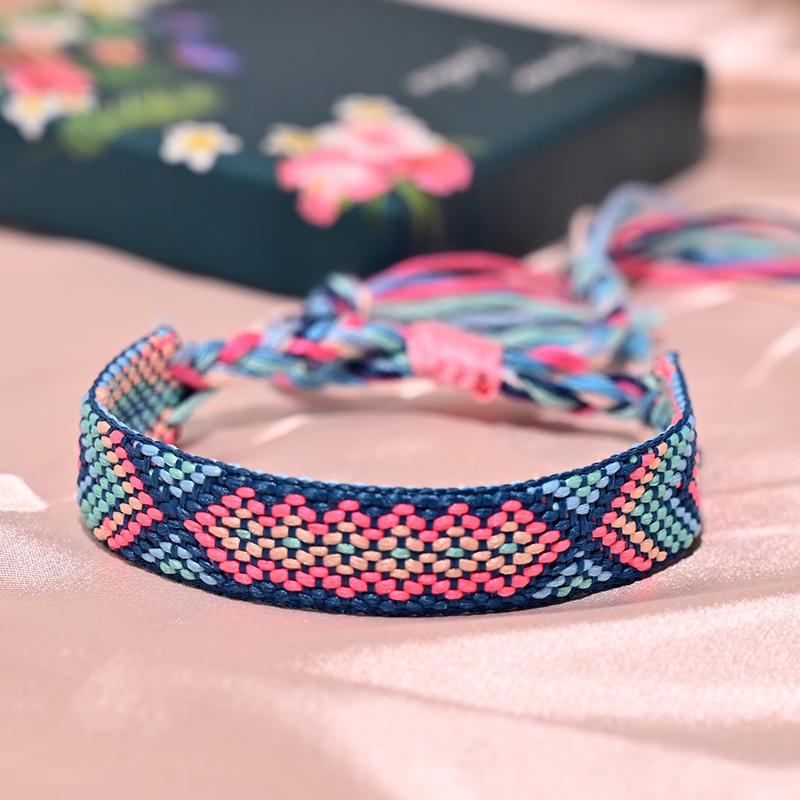 12 Kleuren Bohemia Vriendschap Kwastje Armband voor Vrouwen Mode Katoenen Touw Weven Zomer Strand Boho Meisjes Armbanden