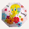 1pc Tweety Bird Flowers Heart Umbrella with Plastic Handle,Suitable for All Seasons Home Travel Outdoor UmbrellaM898
