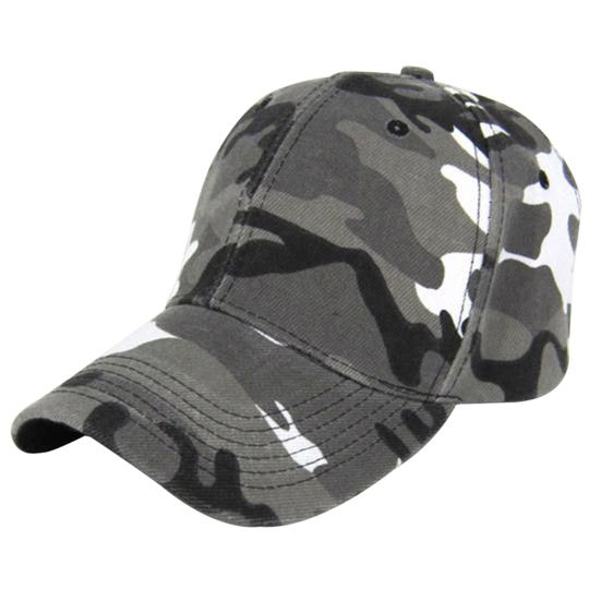 

Мужская Женская Уличная Спортивная Камуфляжная Бейсболка Snapback Хип-Хоп Солнцезащитная Кепка серый