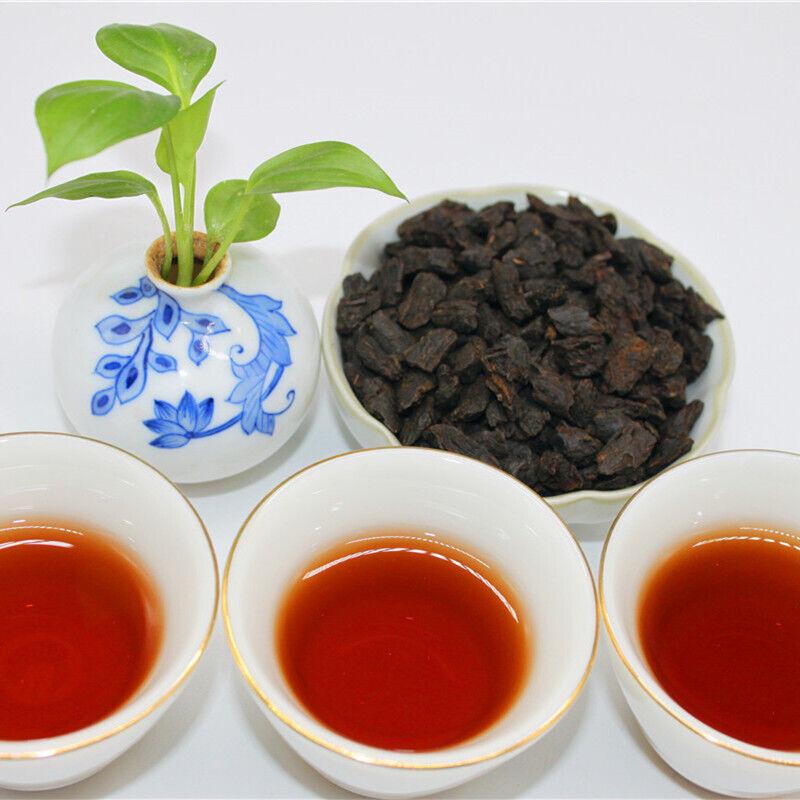 Yunnan Pu'er Çay 500g Bez Çanta Çay Fosili Menghai Olgun Çay Pu'er