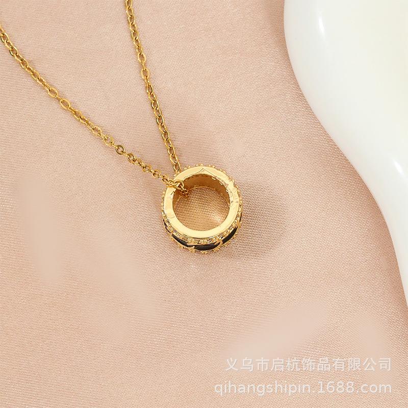Xiaohongshu Same Small Waist Necklace Female High Sense Personality Versatile Pendant
