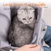 Adjustable Pet Grooming Smock Elastic Pocket Cat Holding Apron Pet Carrier Apron  Home Use