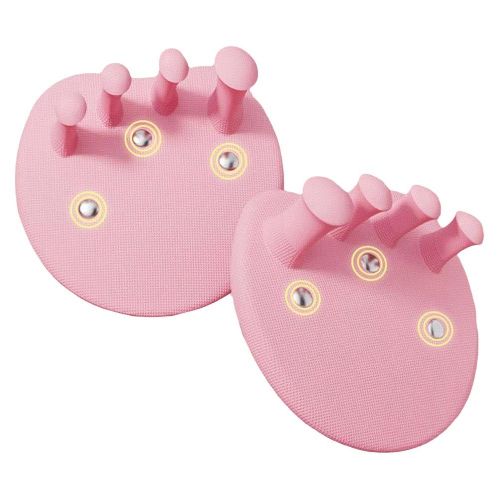 2Pcs Elastic Arch Foot Trainer Anti-Slip Bunion Corrector  Flat Feet Relief розовый