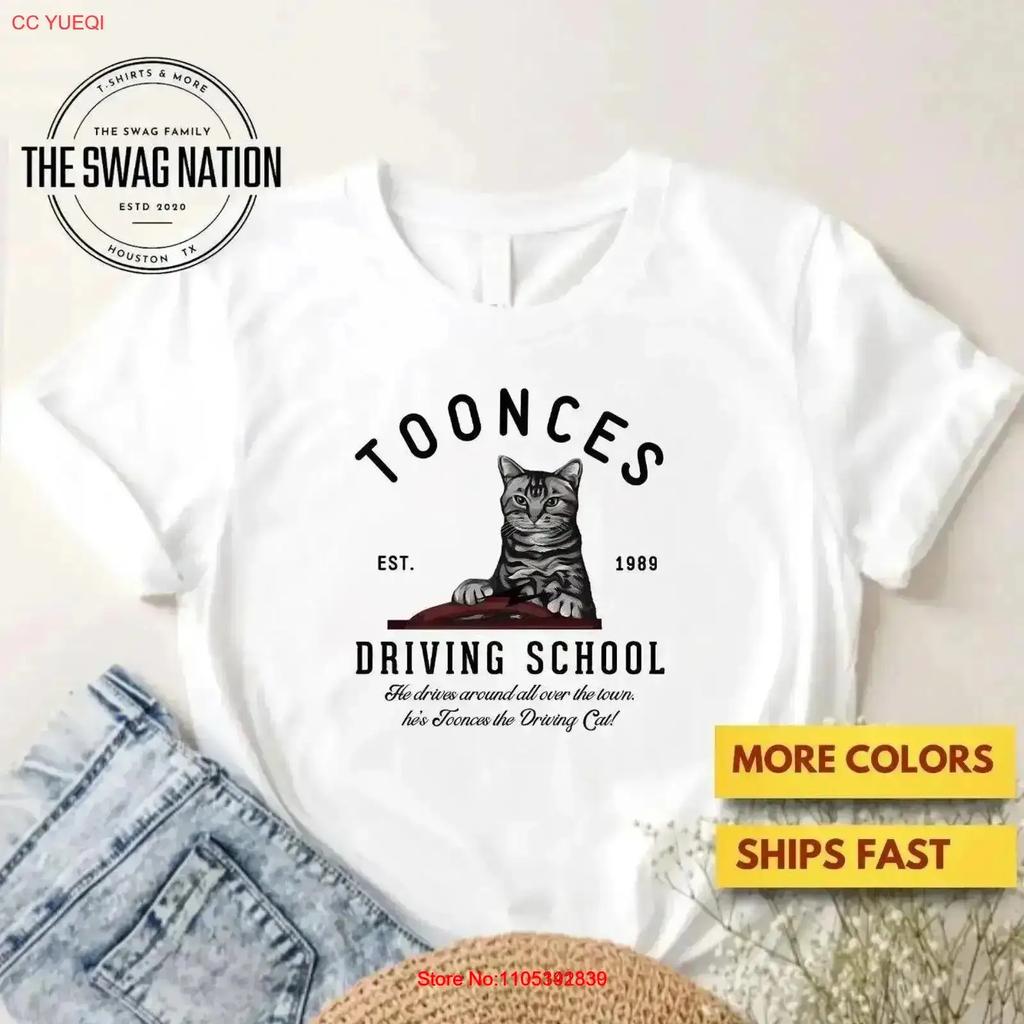 Toonces The Driving Cat T Shirt 80s Snl Vintage Gift Top For Everyday Wear Streetwear Breathable Graphic Vintage