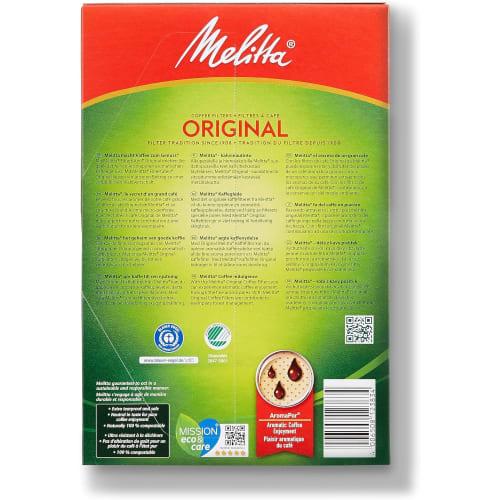 Melitta Coffee Filter Paper, 6-12 Cups, Original FSC Mix, 1x6, Natural Brown, 40 Sheets, PA-164B