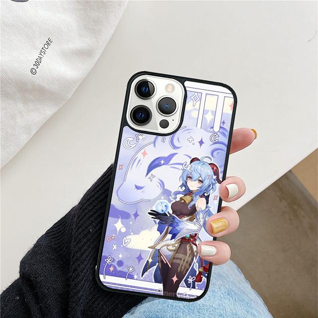 Ganyu Genshin Impact Phone Case For iPhone 17 Air 15 16e Cover 11 13 14 Pro Max 12 Plus Max Fundas
