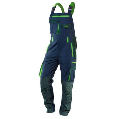 PREMIUM Work Dungarees, 62% Cotton, 35% Polyester, 3% Elastane, Size XXXL