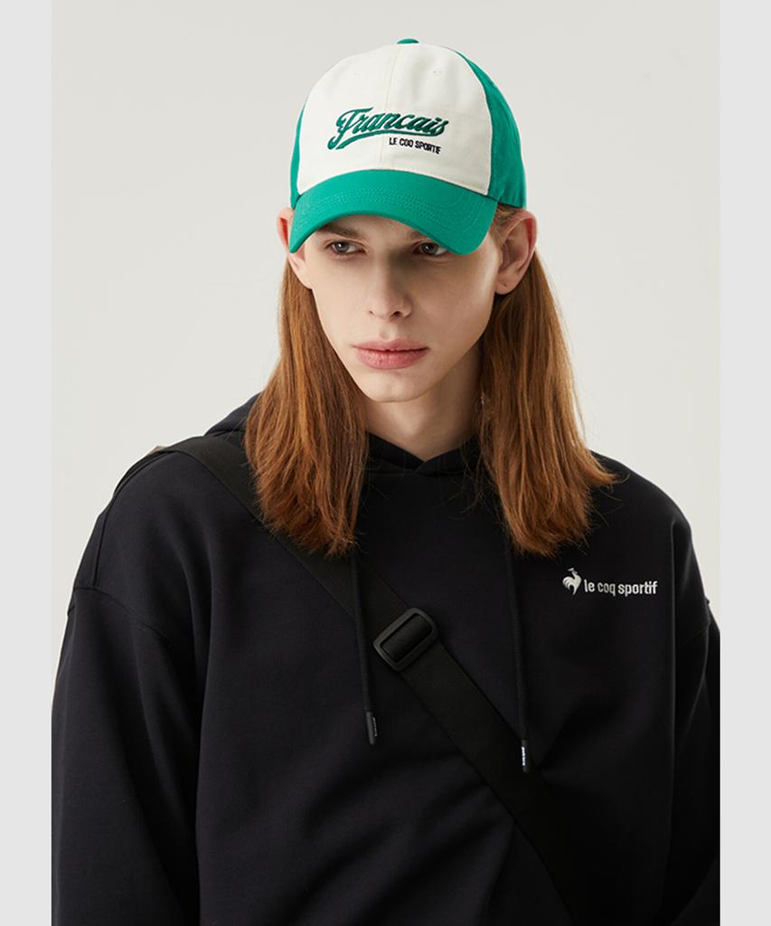 LECOQ Francais Colorblock Ball Cap Green (Qp123Acp15)