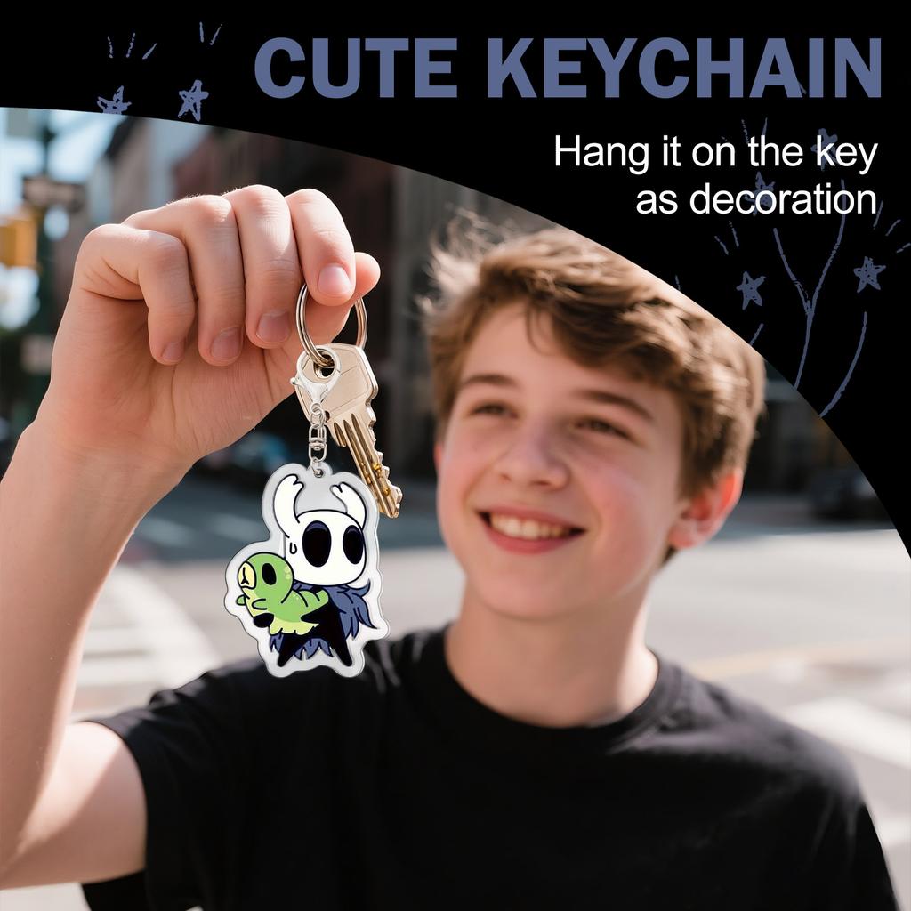 Acrylic Keychain Pendant Student School Bag Cute Decoration Small Gift
