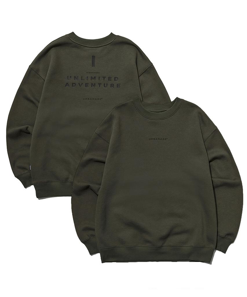 URBANAGE [Set] Unlimited Oversized Sweatshirt + Daily Standard Wide Pants