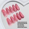 Almond Nail Tips Fake Nail Glues On Nail Stick On Nail Heart Press On Nail Artificial False Nail for Womens Girls