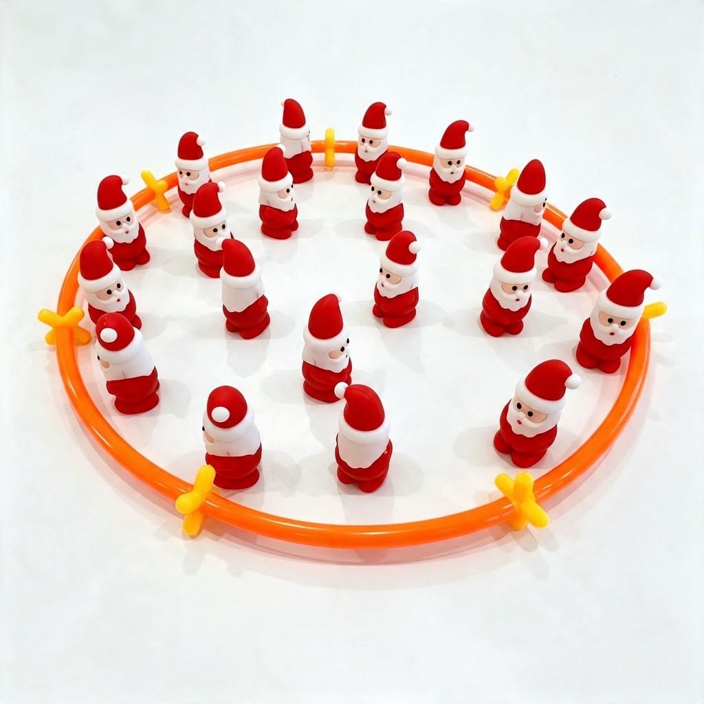 Christmas Figurines Magnetic Chess Game With Portable Design For Family Fun And Parentchild Interaction