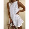 Solid Color Sleeveless Casual Dress Solid Sleeveless Leisure Dress