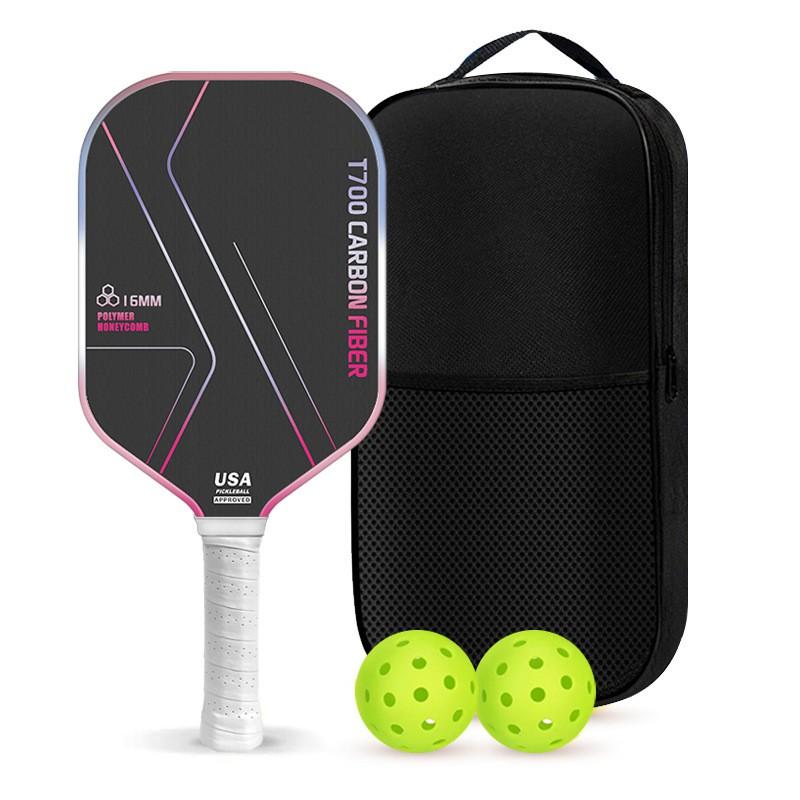 T700 Carbon Fiber Pickleball Paddle Set - Complete Kit All Players