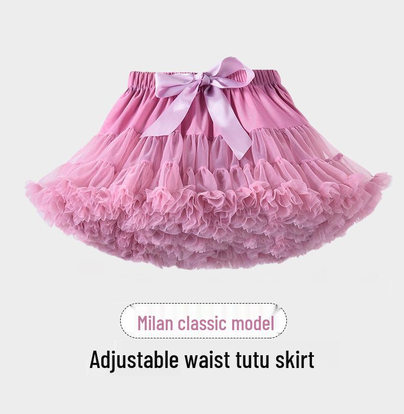 Children's Princess Mesh Tutu Dress - Soft, Puffy, Breathable Skirt for Girls