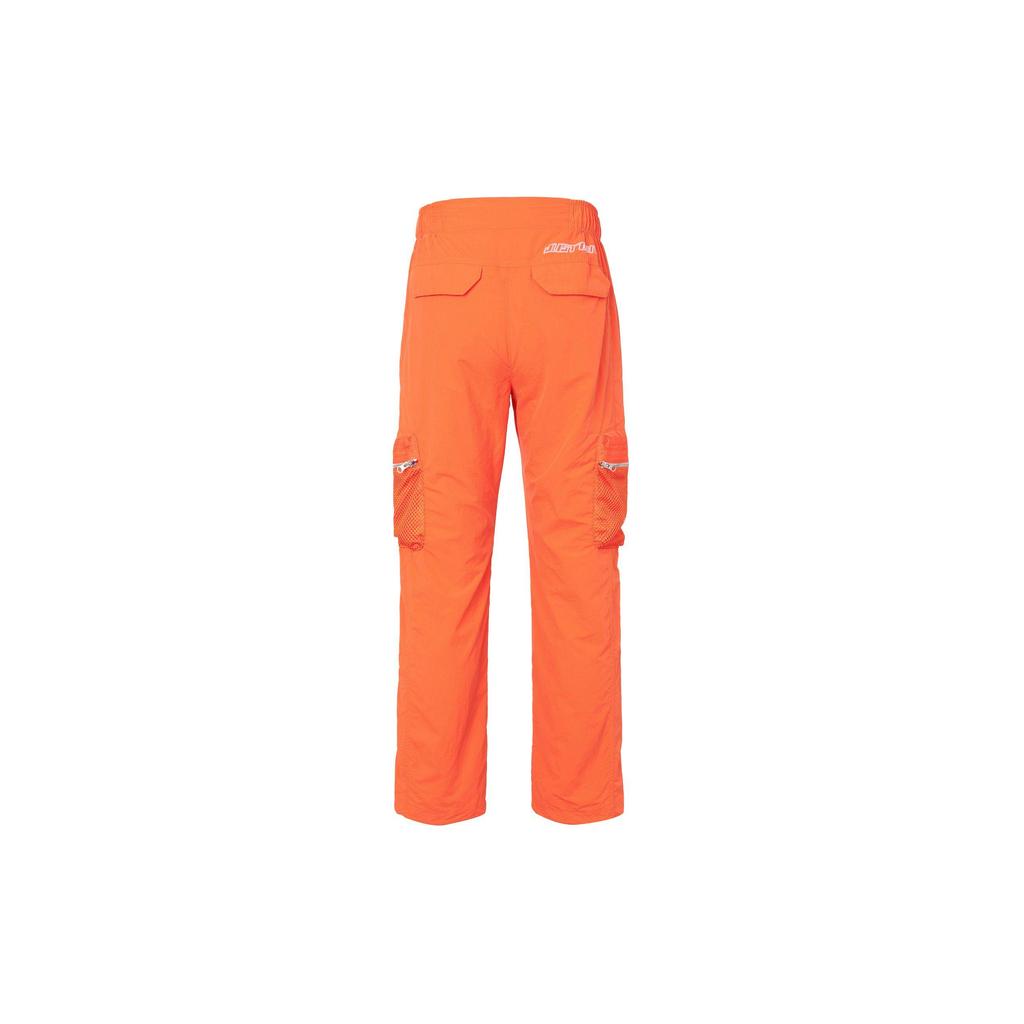 Nike Premium Solid Zipper Pocket Straight-Leg Cargo Pants Men Bottoms Orange DX7857-819