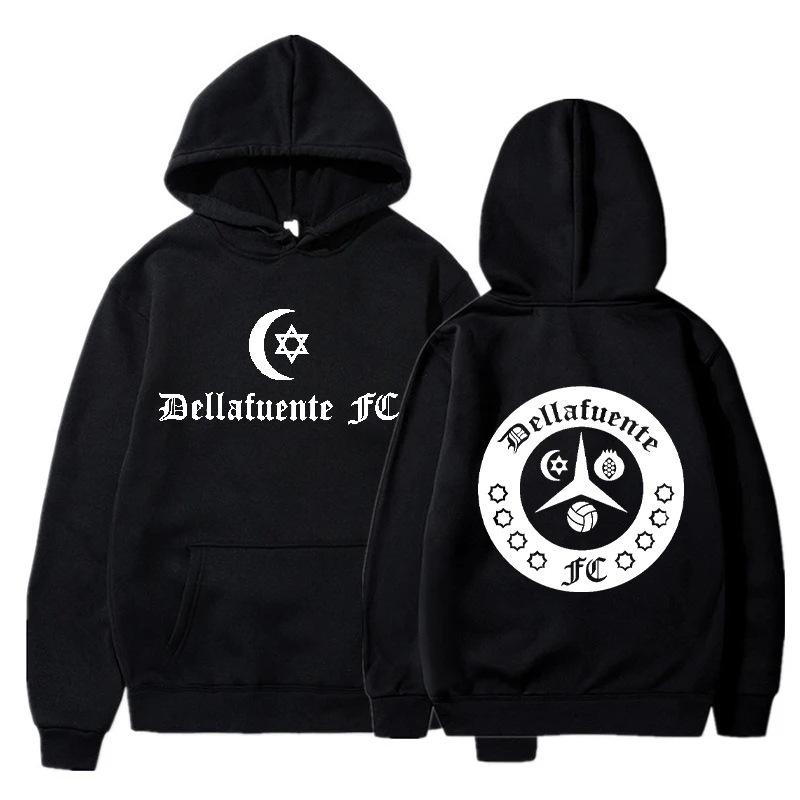 Dellafuente Hoodies Men Fashion Letter Graphic P