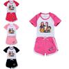 Kpop Demon Hunters Children Summer Short Sleeve Shorts Sport Set With Soft Cotton Fabric For Active Play