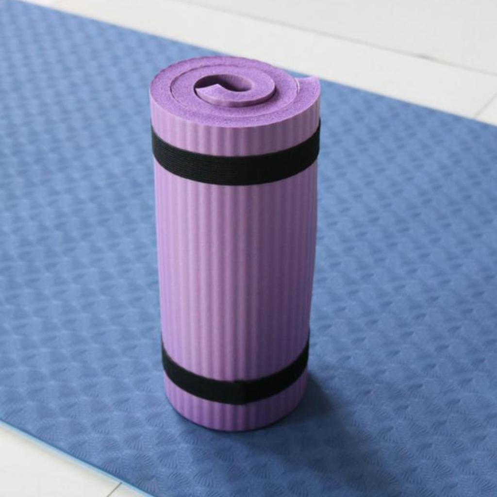 Nbr Yogamatte Yogamatte Professionelle Yogamatte Active Matte mit Anti-Rutsch-Design für Pilates Gelenkschutz Weiches Gummi Ellenbogen für Boden