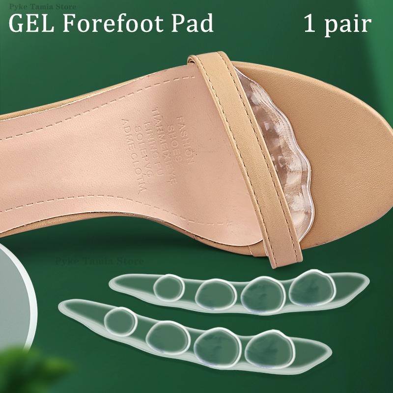 

GEL Sandals Forefoot Pads Women High Heels Anti-wear Anti-Slip Insoles Pain Relief Shoe Pad Foot Care Inserts Massage Cushion