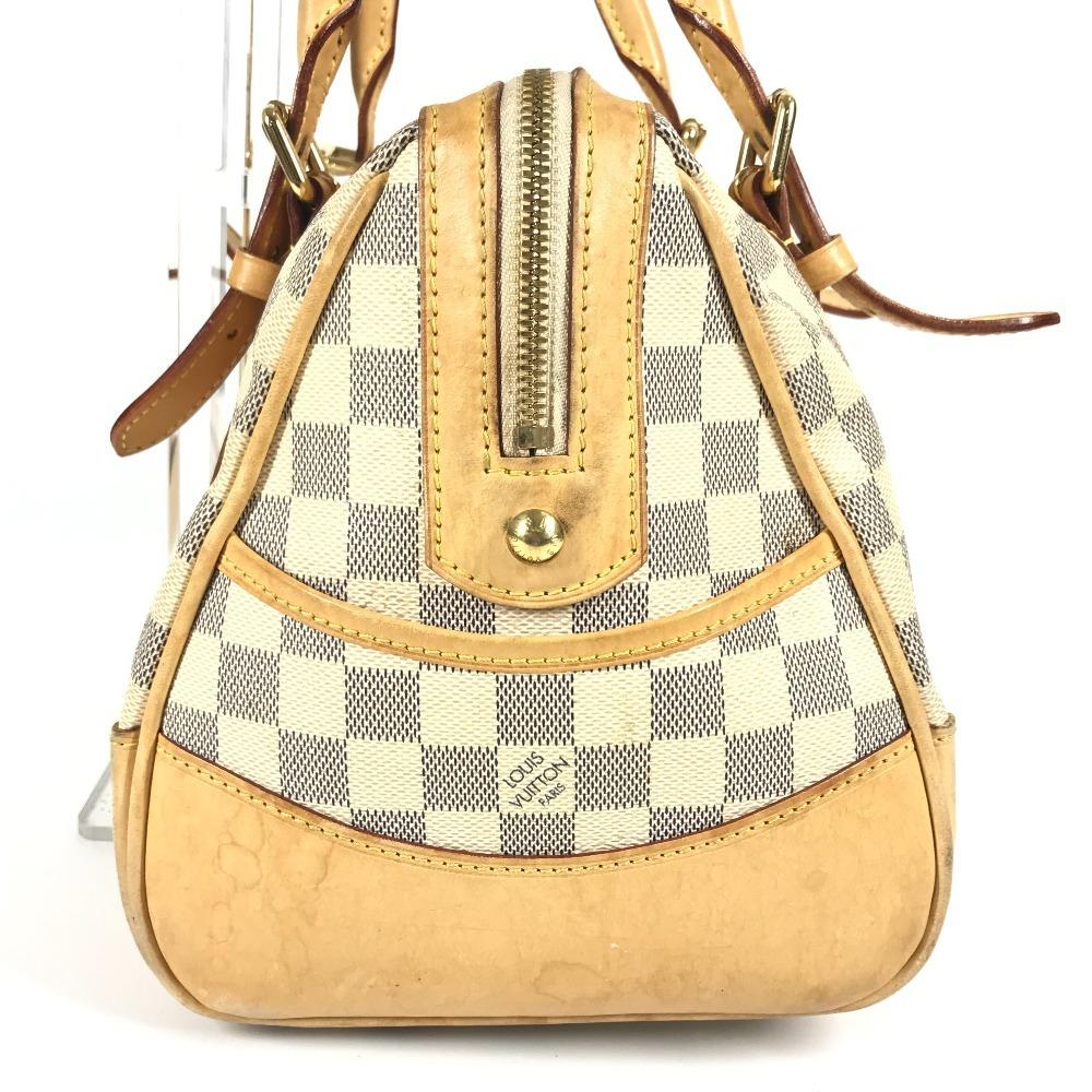 Louis Vuitton N52001 Damier Azur Berkeley PM Hand Bag Damier Azur Canvas White