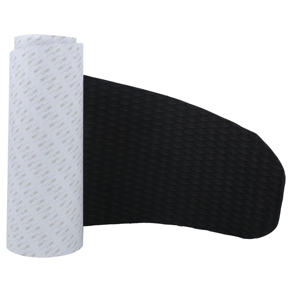 EVA Anti-Rutsch-Pad Rautenmuster mit Klebeband für Deck Surfbrett (schwarz)