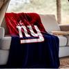 New York Giants Logo Blanket Outdoor Flannel Blanket for Camping, Hiking, Garden Parties, Picnic Essentials,gift for family and friends