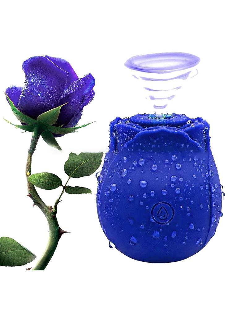 Rose Shape Vagina Sucking Vibrator Clitoral Stimulator Oral Licking Nipple Sucker Sex Toy for Women