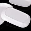 Rectangle Melamine Breakfast Plate Meal Dish Trays Imitation Porcelain Dessret Snack Dishes To Eat Kitchen Tableware 8-10 Inch