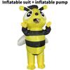 Žlutý včelí nafukovací cosplay kostým Halloweenská párty Událost Pódiové vystoupení