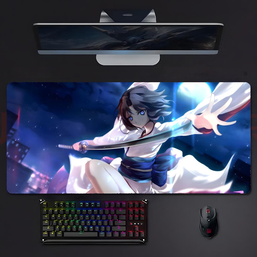 Mysterious Beautiful Anime The Ggarden Of Sinners Mouse Pad Mousepad Large Gaming Lockedge Thickened Pc Table Desk Mat
