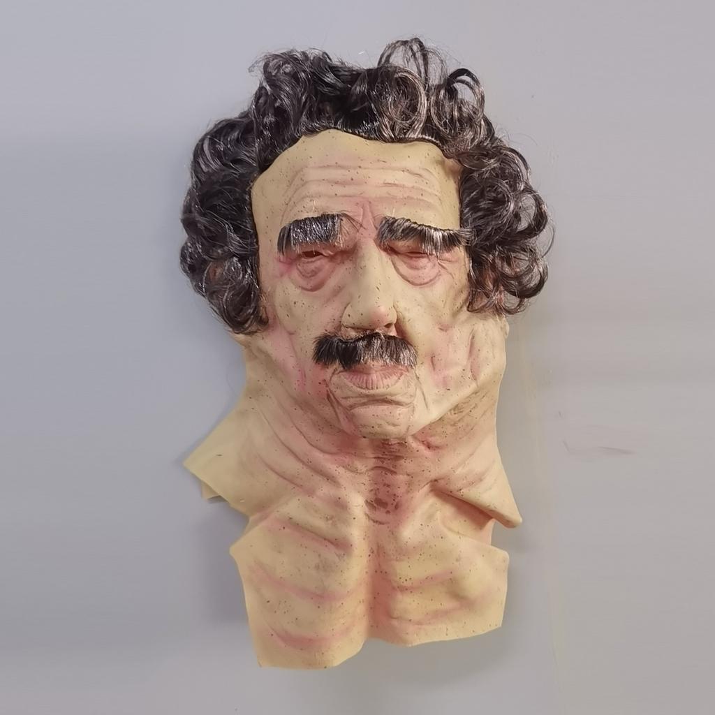 Realistic Demon Mask - Full Head Latex Mask for Halloween, Cosplay, and Costume Parties