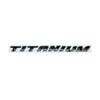 TITANIUM metal English word label for trunk, car sticker high-end version car sticker