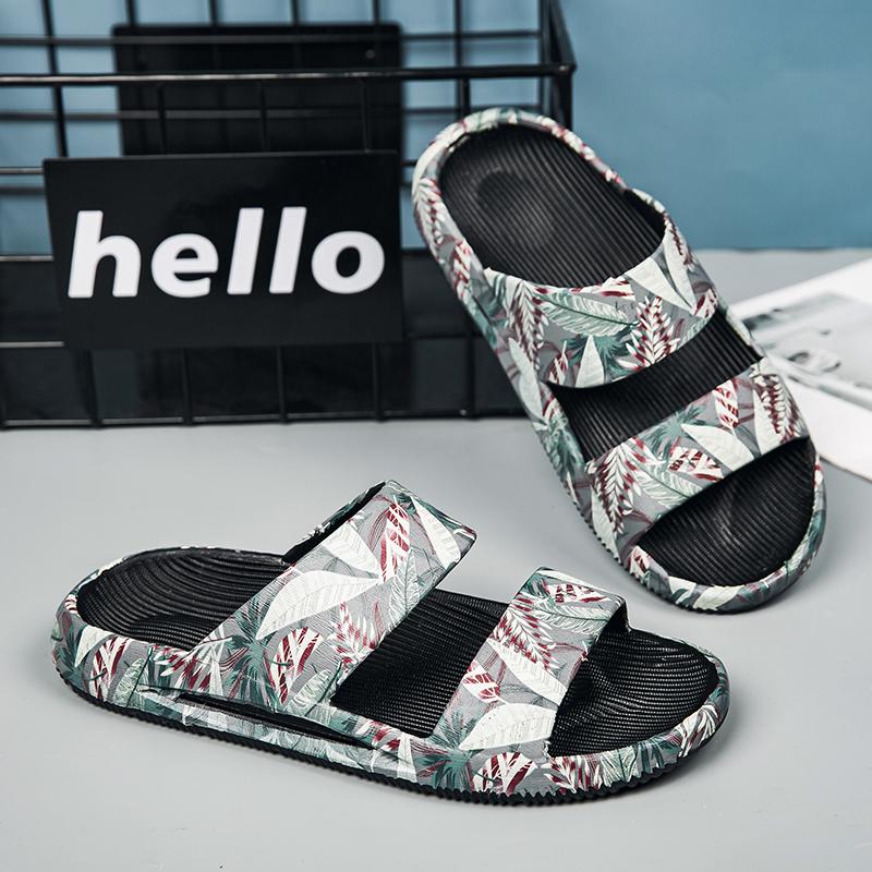 Fashion Living Room Slippers Walk Around Home Original Mens Slippers for Man Slides Shoes Mens Summer Sandals Flip Flop House Slipper