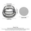 54mm Espresso Dosing Funnel Puck Screen Set for Breville Barista Portafilters, Compatible Breville 8series Barista and Bambino