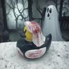 Alien Duck Resin Ornament Duck Figurine Unique Gift for Gothic Punk Lovers Home Office Bedroom Decoration