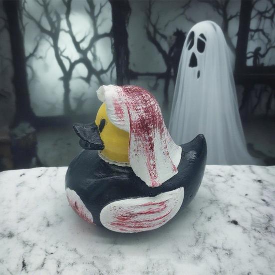Alien Duck Resin Ornament Duck Figurine Unique Gift for Gothic Punk Lovers Home Office Bedroom Decoration