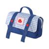 Plaid and Dots Fruit Cowboy Pencil Case Denim Dopamine Pencil Pouch Grid Stationery Bag  Girls