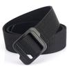 Cinturón de viaje nuevo para hombre con hebilla automática, cinturón de nailon grueso de doble capa versátil para actividades al aire libre