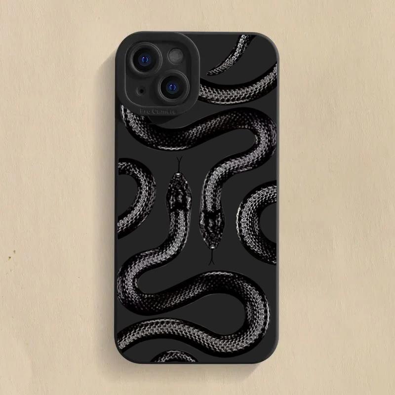 Luxury New Fashion Snake Year Case For  Redmi Note 14 13 12 11 Pro Plus 5G 12S 11S 10S Redmi 13C 13 12 Silicone Cover