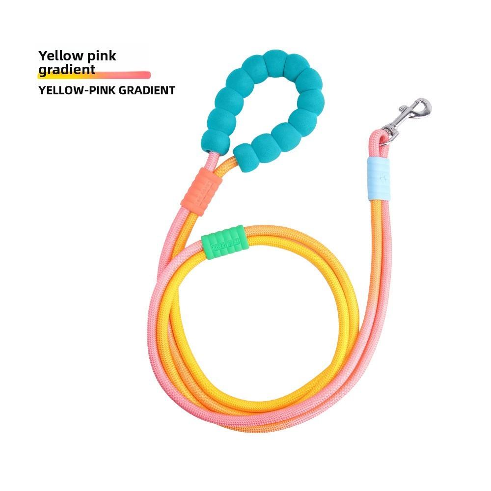 

Pet Dog Leash Nylon Adjustable No Tangle With Anti Loss Handle For Walks And Training