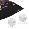 Wonderful Daughter Mom Love Saying Square Pillowcase Polyester Linen Velvet Creative Decorative Throw Pillow Case Cushion 18"