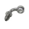 Adaptor Fiting Banjo 90 Grade pentru Furtun de Frână din Oțel Inoxidabil 3/8" 10mm AN3 Pentru Harley Touring Road King FLHX FLHT Sportster