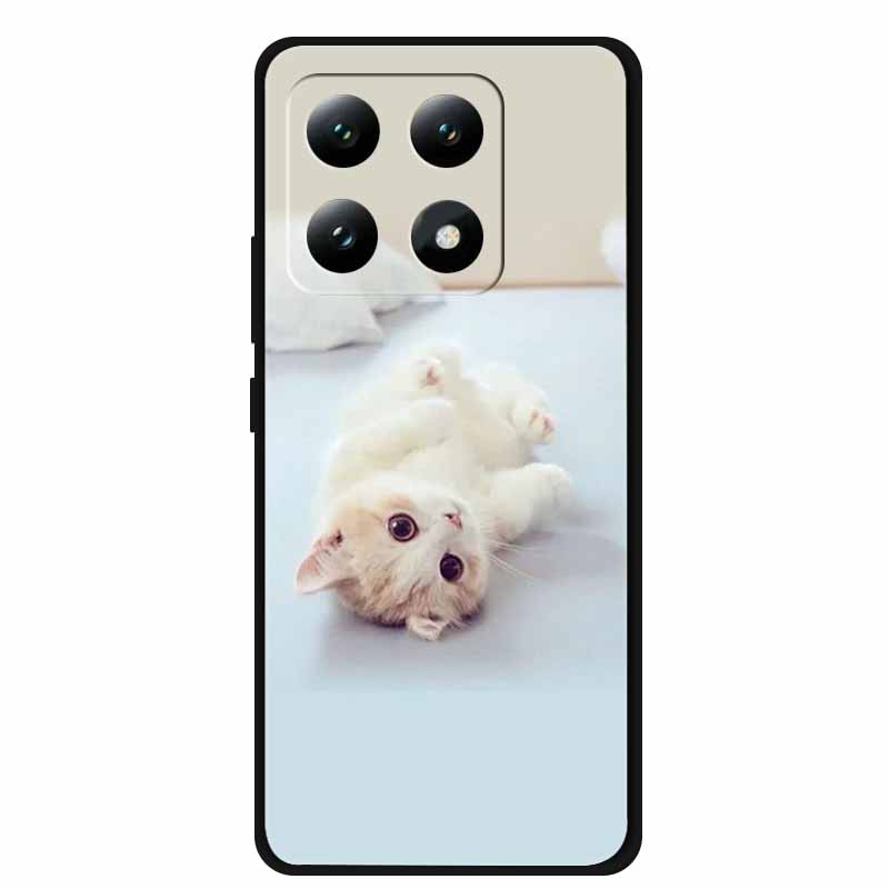 Handyhülle Für Xiaomi 15T Pro 5G Rückseite Hüllen Schwarzes Silikon Weiches Coque Für Xiaomi 15T 5G Hülle 15 T Pro 6,83" Fundas Schale